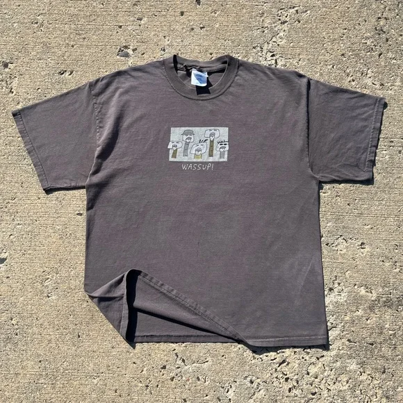 American Vintage Shirts Vintage Y2k Cool People Wassup Tshirt